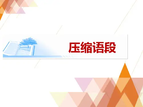 高三语文一轮复习精品课件3：压缩语段