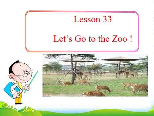 冀教版七年级英语上册 Unit 6 Lesson 33《Let’s Go to the Zoo》(共