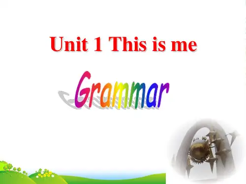 牛津译林七年级英语上册Unit1-Grammar-课件(共28张PPT)