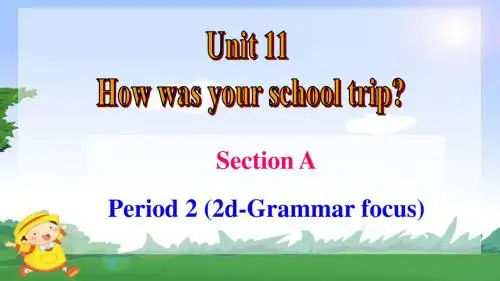 人教版七年级英语下册 Unit11 SectionA Period 2 (2d-3a)(共32张PPT)