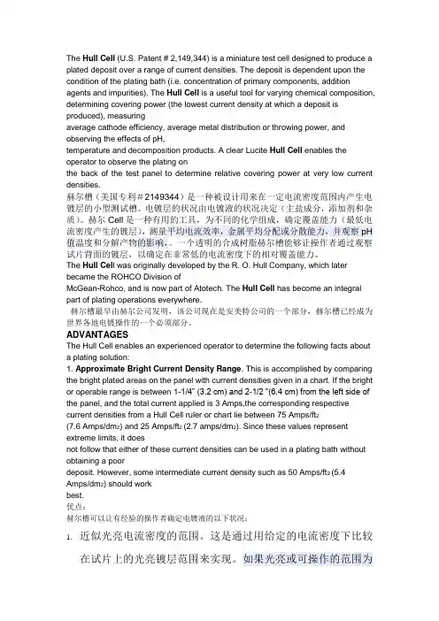 HULL TEST赫尔槽测试中文版