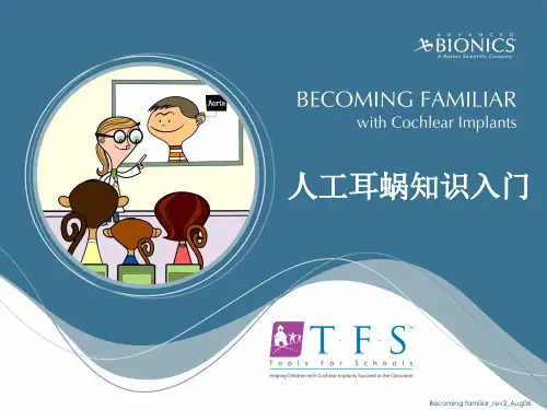 人工耳蜗知识入门ppt课件