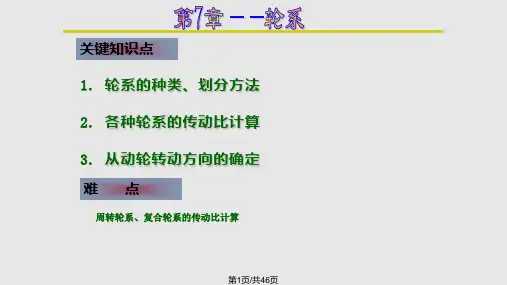 轮系PPT课件