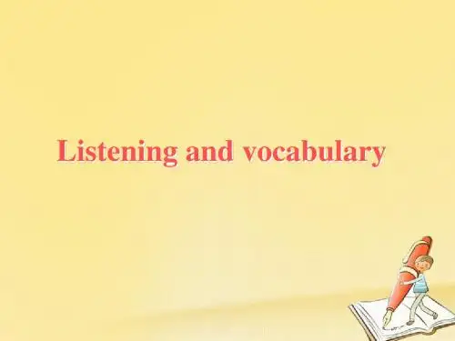 2017-2018学年高中英语 Module 5 Newspapers and Magazines Listening课件 外研版必修2