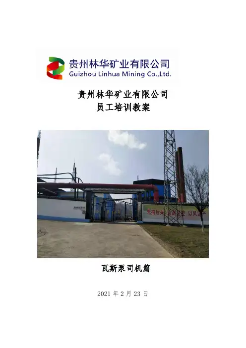 3.瓦斯泵司机培训教案