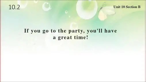 人教版八年级英语上册Unit 10 Section B课件