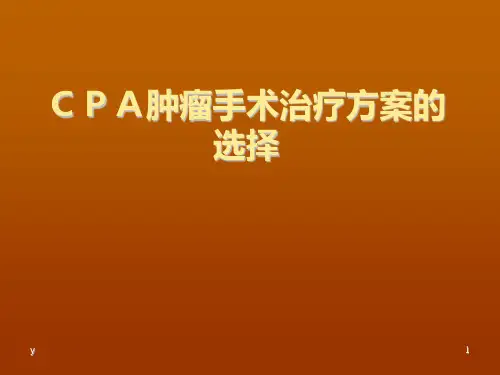 CPA肿瘤讲座ppt课件