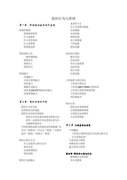 王琛--组织行为与管理(王琛)