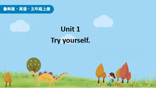 鲁科版(五四制)五年级英语上Unit 1-try yourself课件
