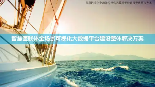 智慧医联体全场景可视化大数据平台建设整体解决方案