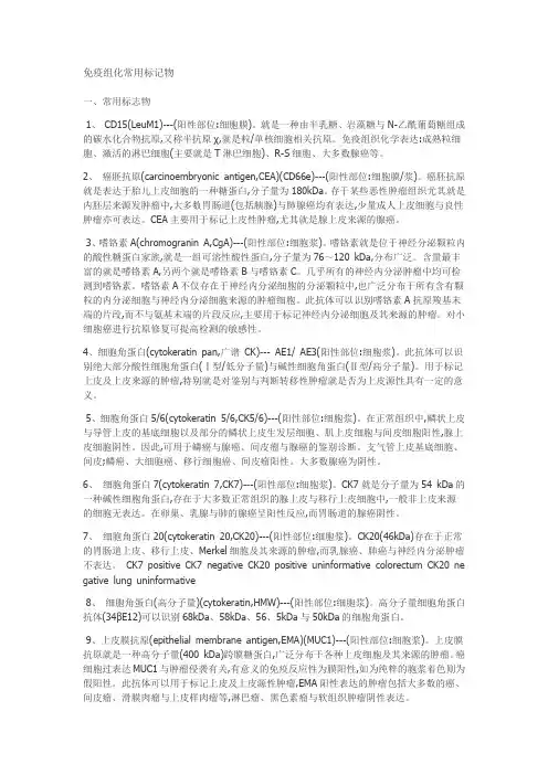 免疫组化常用标记物53999