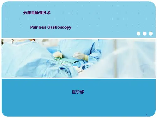 无痛胃肠镜的ppt课件