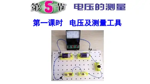 电压的测量——浙教版八年级上册科学