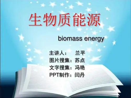 生物质能  教学课件