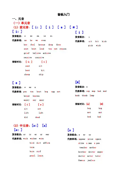 少儿英语音标入门