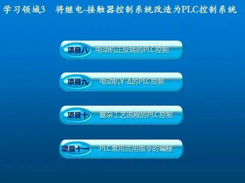 现代电气控制技术3 将继电-接触器控制系统改造为PLC控制系统