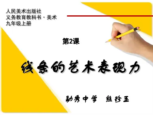 《线条的艺术表现力》课件