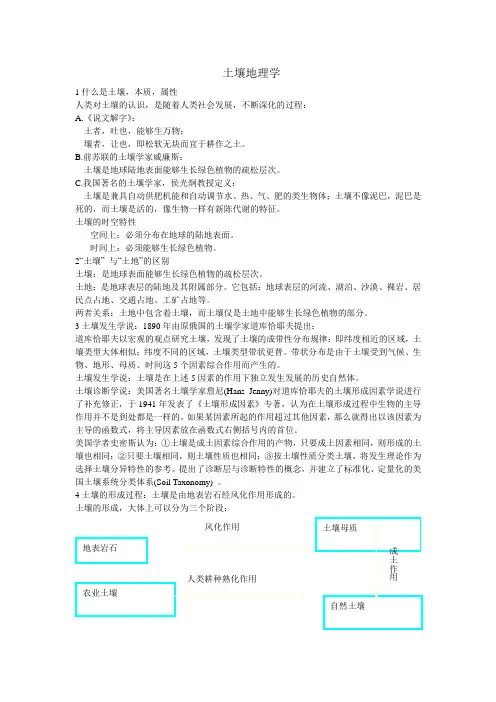 土壤地理学