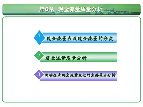 现金流量质量分析(PPT64页)