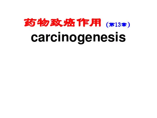 药物毒理学：药物致癌作用
