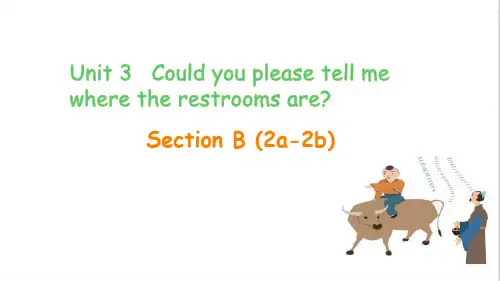 人教版九年级英语全册Unit3  sectionB 2a~2d课件