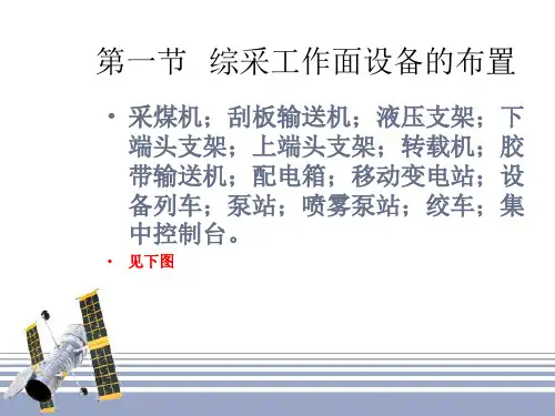 综采工作面主要设备布置及作用