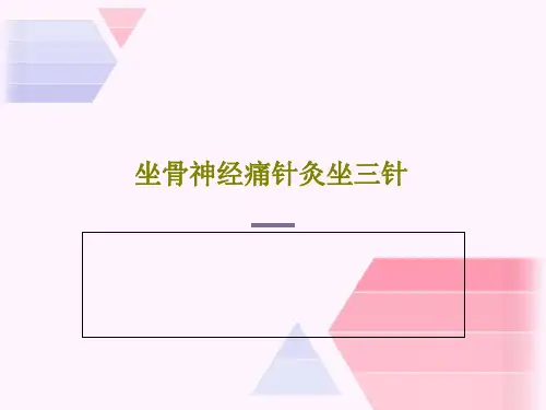 坐骨神经痛针灸坐三针23页PPT
