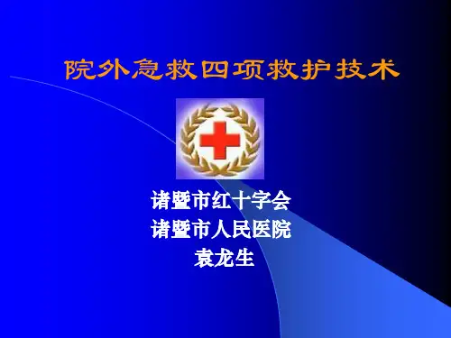 院外急救四项救护技术