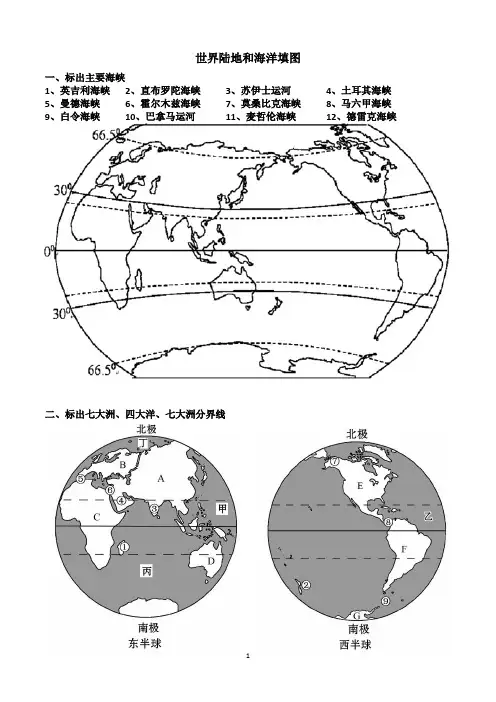 世界陆地填图