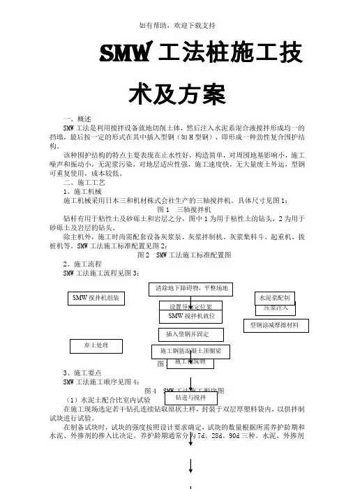 SMW工法桩施工方案