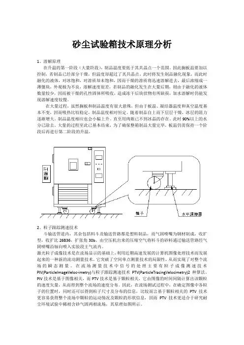 砂尘试验箱技术原理分析