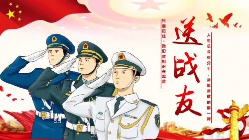 告别老兵送战友相册PPT授课演示