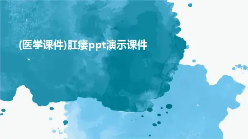 2024(医学课件)肛瘘ppt演示课件