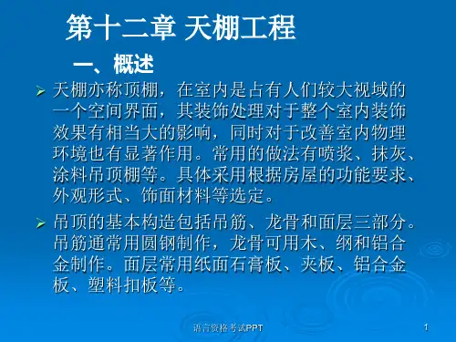 11.天棚工程