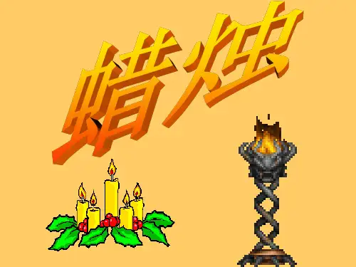 人教版八年级语文上册第一单元《蜡烛》课件