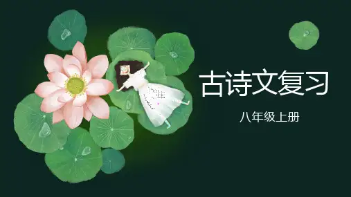 八年级上册古诗文复习课件PPT