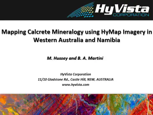 Hymap高光谱航摄仪资料(英文)