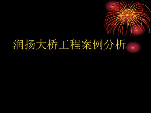 润扬大桥工程案例分析分析解析