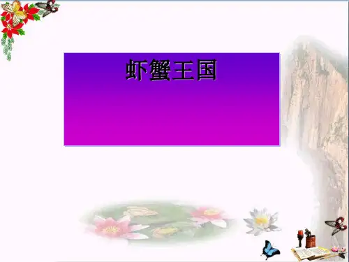 二年级美术上册画画虾和蟹ppt课件1