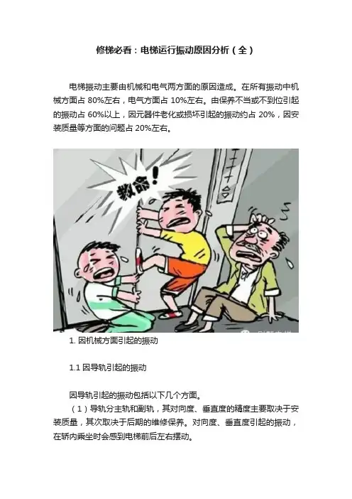 修梯必看：电梯运行振动原因分析（全）