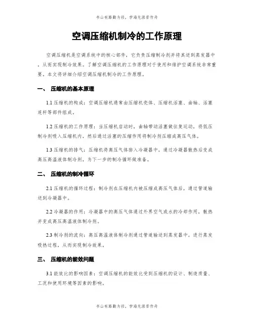 空调压缩机制冷的工作原理 (2)