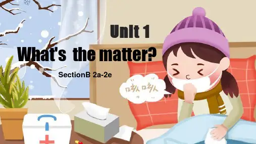人教版八年级英语下册Unit1  SectionB (2a-2e) 课件