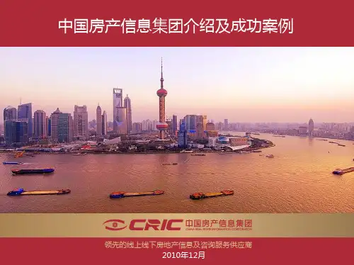 中国房产信息集团介绍及成功案例