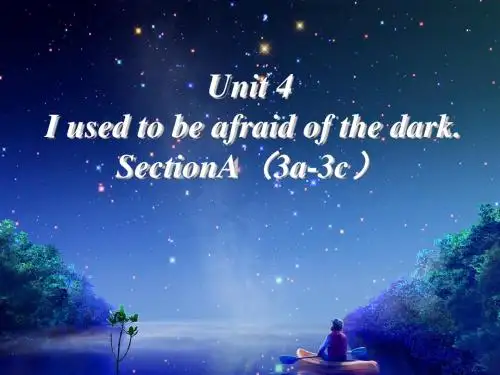 人教英语九年级全册 Unit4 SectionA(3a-3c)(共18张PPT)