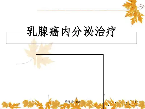 《乳腺癌内分泌治疗》PPT课件