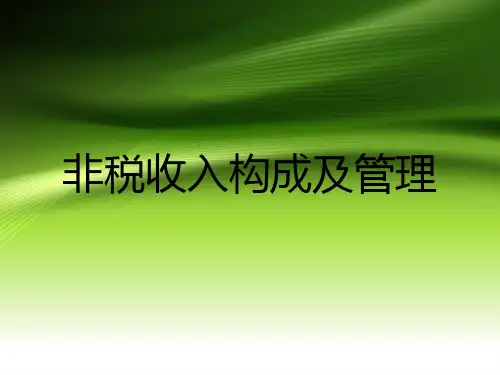非税收入课件