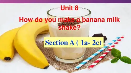 2017-2018学年人教版八年级英语上课件：U8  p1课件
