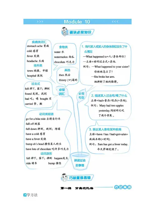 外研版四年级英语下册Module 10(巧破重难易错)附答案