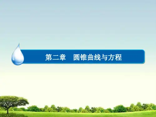高中数学人教A版选修2-1练习课件：第二章 圆锥曲线与方程 复习总结