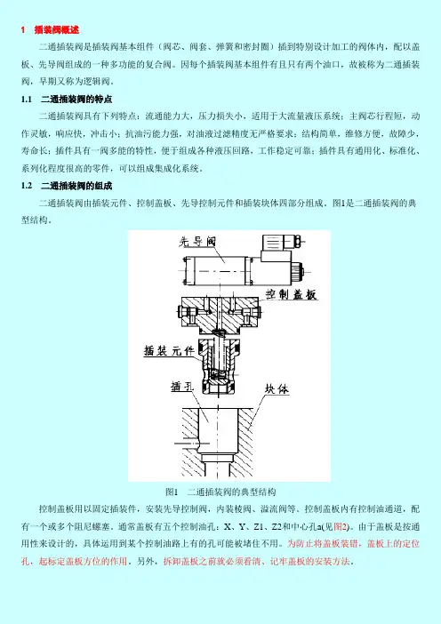 插装阀知识1